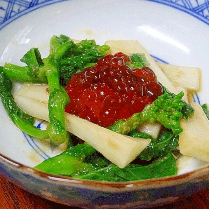 春を先取り！　「ウドと菜の花酢味噌和え」